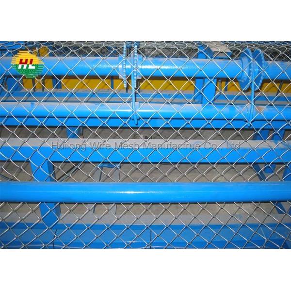 Philippines Standard 50X50mm Chain Link Wire Fence , 2.5mm Cyclone Mesh Fencing