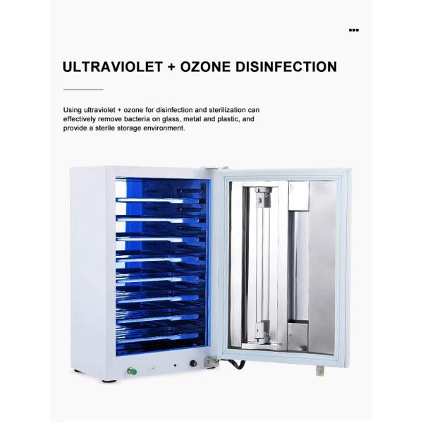 27L UV Light Cabinet Single Door Stainless Steel Dental UV Cabinet With Time Setting