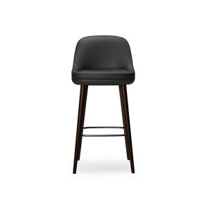 Anti - Ultraviolet Modern Wooden Bar Stool Safety Elegant Bearing 180kg