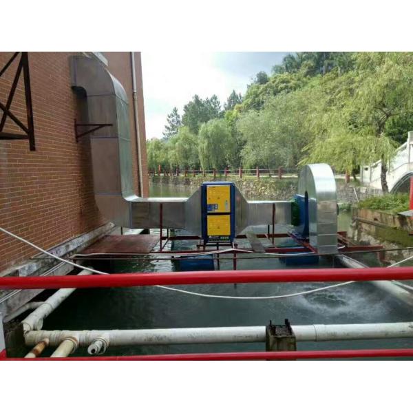 2500 x 1200 x 580mm Stainless Steel Catering Equipment Exhaust Hood Against Wall Type