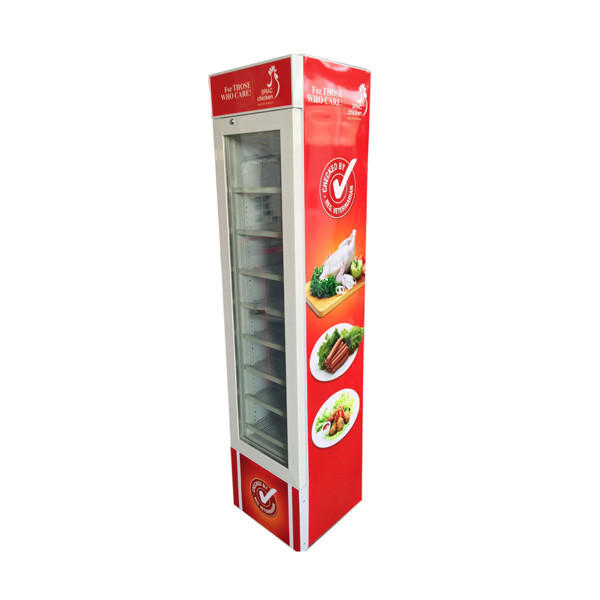 105L Upright Freezer/Vertical Refrigerator Glass Door ETL ISO RoHS CE approved SD105B