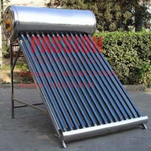 China Copper Heat Pipe Thermal Solar Water Heater Stainless Steel 316L With Painted Steel Shell on sale