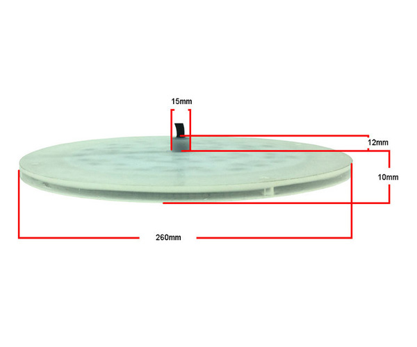 Resin Filled Round Warm White 3500K LED Resin Light