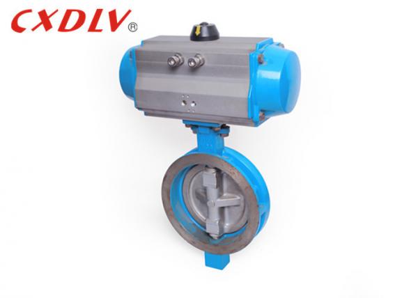 Quality Rotary Actuator Wafer Butterfly Control Valve Spring Return Pneumatic for sale
