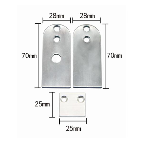 20*37mm Concealed Door Sweep Bottom Seals U Shaped For Wooden Door
