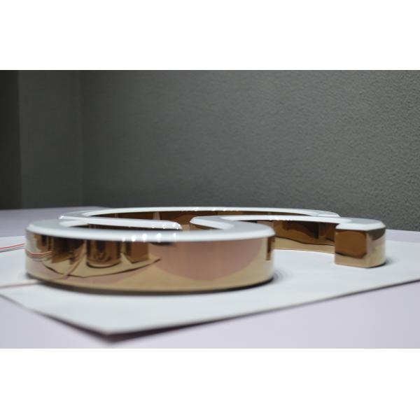 25mm Storefront Sign Letters , Wall Mounted 3D Shop Front Signs