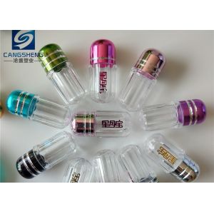 Cheap Single Capsule Plastic Bottle With Metal Cap 5g ISO9001 wholesale