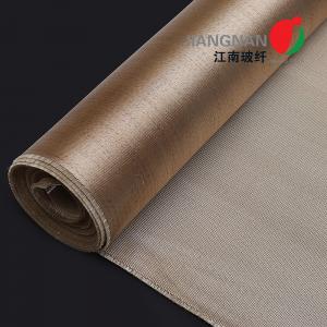 China 0.8mm Heat Treated Fiberglass Fabric Satin Weave Welding Fire Blanket on sale