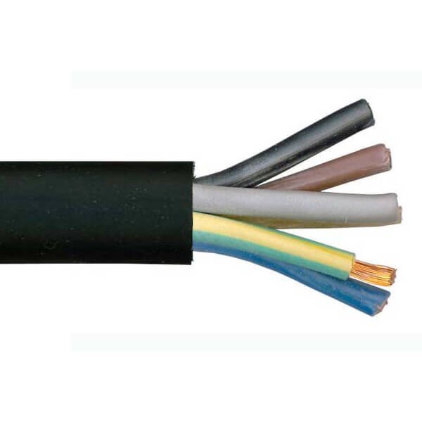 Customization Waterproof Rubber Flexible Cable H07RN-F For Industrial Power Supply