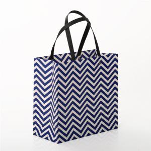 Cheap Samll Printed Paper Bags Custom Logo , Paper Gift Bags With Eyelet Paper Handle wholesale