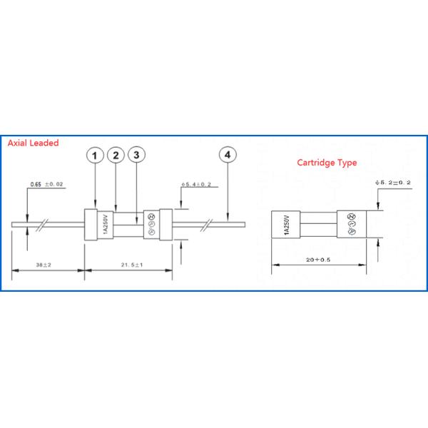 2AG Fast Blow Glass Cartridge Fuse SFC F630mA 250V With UL CUL Certifications