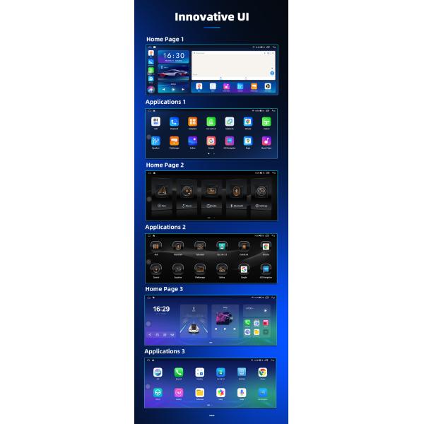 Universal 10.33 Inch Carplay 360 Camera Android12 Screen FM/USB/SD/Aux Radio Double Din Navigation GPS Car Stereo DVD Player 4 64G