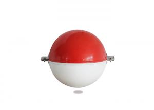 Cheap Safety Sea Obstacle Aircraft Warning Sphere Red / White Warning Ball Fiber Glass wholesale