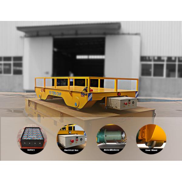 1-50 Ton Battery Power Ladle Transfer Cart Factory Heavy Metal Handing
