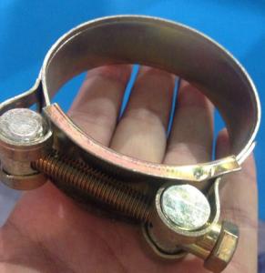 China W1-W5 single bolt hose clamp used for pipe clamp on sale