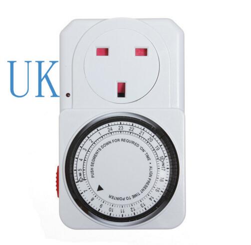 220V Programmable Grounded Plug In Timer socket