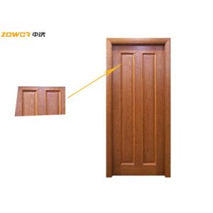 Interior Single Swing PVC Finished Hinged Wooden Door