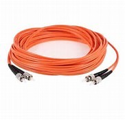 Duplex ST to ST 50 / 125 μm LSZH Jacket Fiber Optic Patch Cord for Access Network