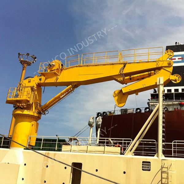100T10M Hydraulic Knuckle Boom deck Cranes