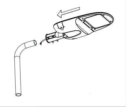 180W 140lm / W Dimmable LED Street Lights 3030 Cree Chips High Power