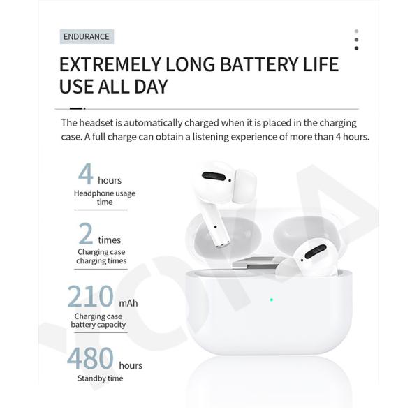 ANC Air 3 Pro Mobile Phone 400mAh True Wireless Stereo Earphones