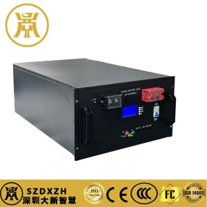 China Customized Rackmount Lithium Battery 300Ah Energy Storage Battery Black on sale