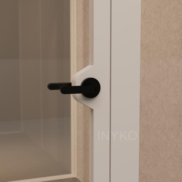 A Soundproof Booth And Log Cabin By The Acoustic Booth For The Sleeping Meeting Reading Pod