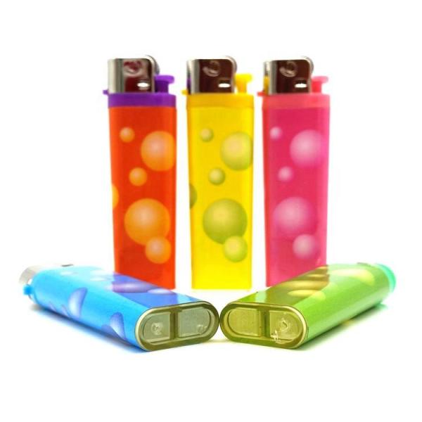 7.7*2.37*1.2 CM Flint Wheel Cigarette Lighter with Electronic Functionality