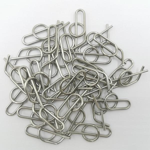 Stainless Steel Rue Clip 3/8" Jacobs Ladder Pin Quick Release Clevis Clip for Universal Sprint Car Compatibility