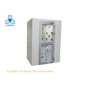 Cheap Single Person Cleanroom Air Shower With Aluminum Swing Doors wholesale