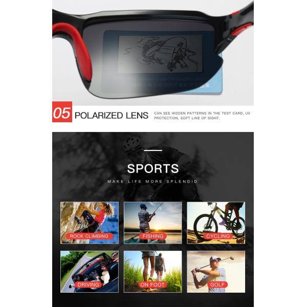 BSCI Polarized Cycling Sunglasses Driving Sports Road Cycling Glasses