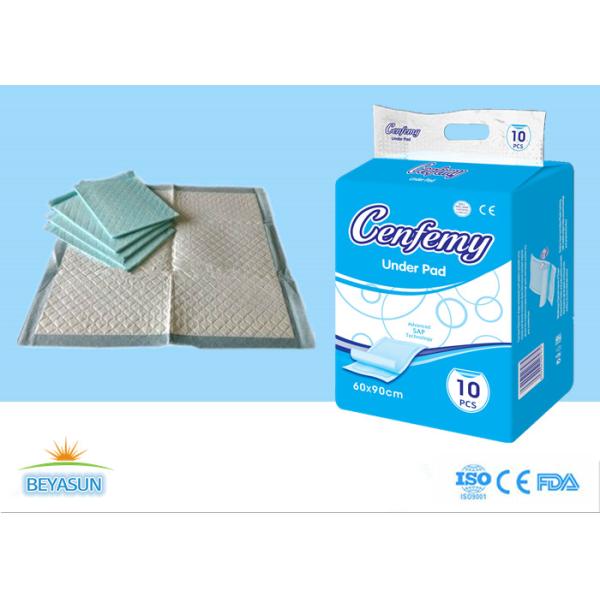 Professional Patient Disposable Bed Pads , Nonwoven Disposable Absorbent Sheets