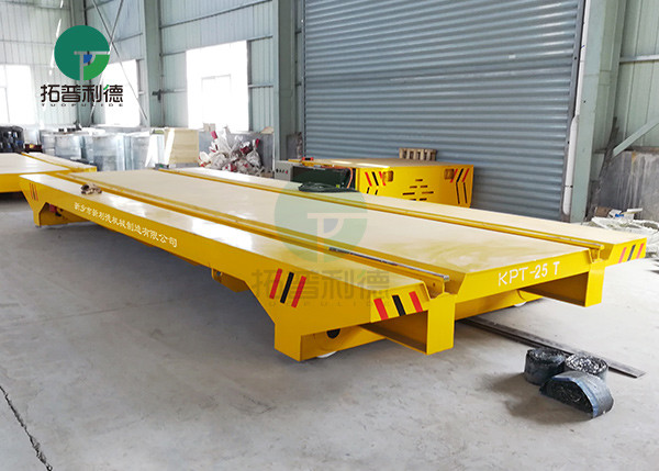 Steel Plant Bay To Bay Material Die Transfer Cart Electric Ferry Traverse Travelling Rail Flat Vehicle