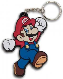 China Durable Super Mario PVC Key Chain Cartoon Key Chain PMS Color Custom Logo on sale