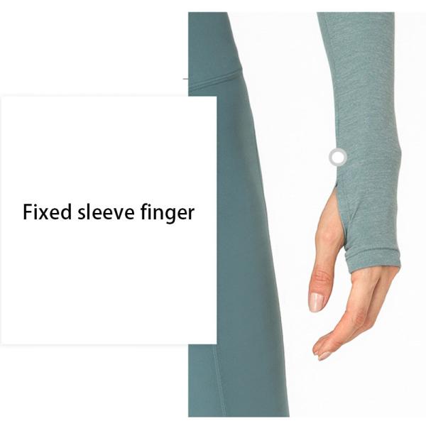 Nylon V Neck Running Top Nude Feeling Gym Long Sleeve Womens Workout Top