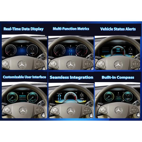 VIKNAV Digital Instrument Panel Car Cluster Mercedes Benz E-Class W212 2010-2013