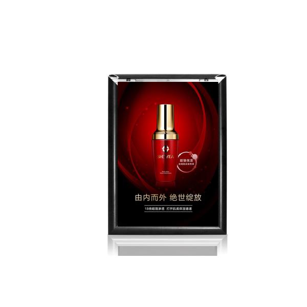 Indoor Mall Snap Poster Frames / Black Or Sliver Color Clip Open Photo Frame