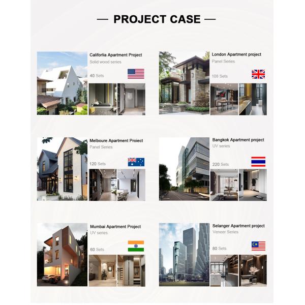 NO Folded Modern Sensor Slide Wooden Door Sliding Glass Wardrobe For Bedroom Furniture