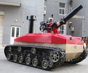 China Explosion Proof Fire Fighting Robot 1.76kw Motor * 2 High Temperature Resistance on sale
