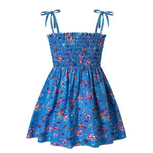 Little Girls Rainbow Beach Sundress Children's Dress Clothing