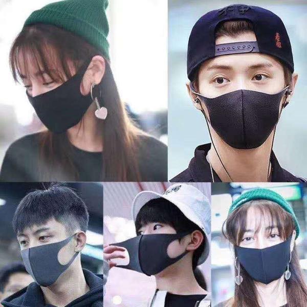 Anti Smog Cotton Dust Proof Face Mask Reusable For Riding Outdoor Activities