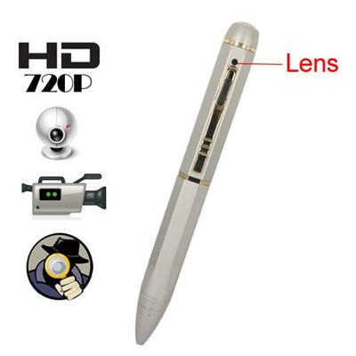 Hidden Camera | 8GB Memory HD 720P Pure Copper With Chromeplate Spy Camera Pen