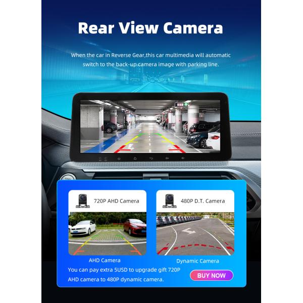 Universal 10.33 Inch Carplay 360 Camera Android12 Screen FM/USB/SD/Aux Radio Double Din Navigation GPS Car Stereo DVD Player 4 64G