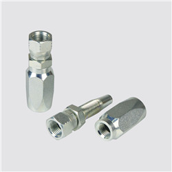 Cr3 Zinc Plated Excavator 1/4 Inch Female Swivel Hose Fitting