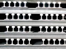 Streetcar Grooved Steel Rail Track 59R2 And 60R2 Tram Rail