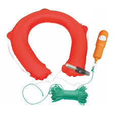 China Line Throwing Inflatable Life Buoy Ring Water Safety Inflatable Lifebuoy on sale