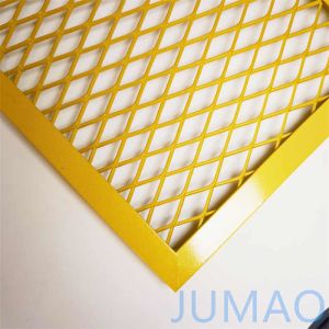 Cheap Yellow Architectural Expandable Metal Lath Panels Room Divider wholesale
