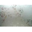 Clear Float Curve Acid Etched Glass 4mm 5mm 6mm For Curtain Walls And Bathroom for sale