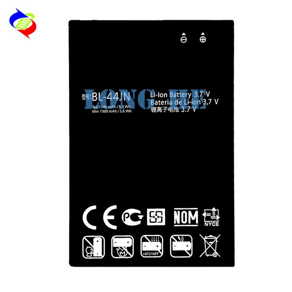 BL-44JN Battery for LG E400 E730 E510 P690 P970 C660 P698 P693 Li-ion Rechargeable OEM