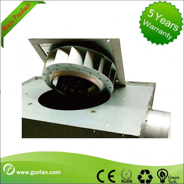 Quality 125mm Thin Durable Silent Inline Fan / Square Inline Centrifugal Duct Fan for sale